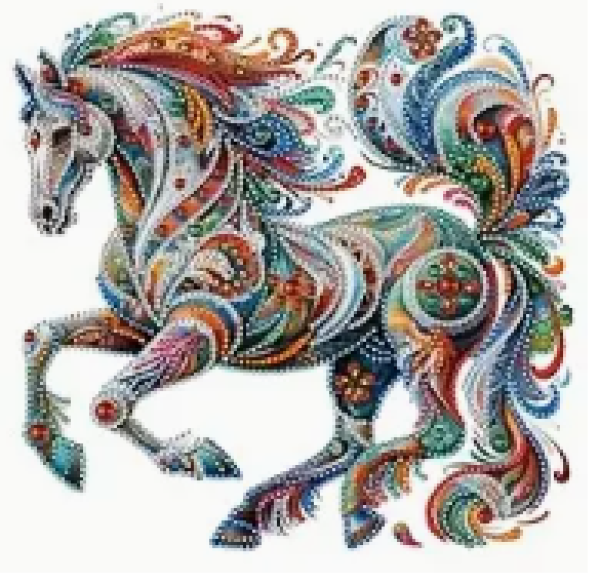 Diamond Painting Pferd